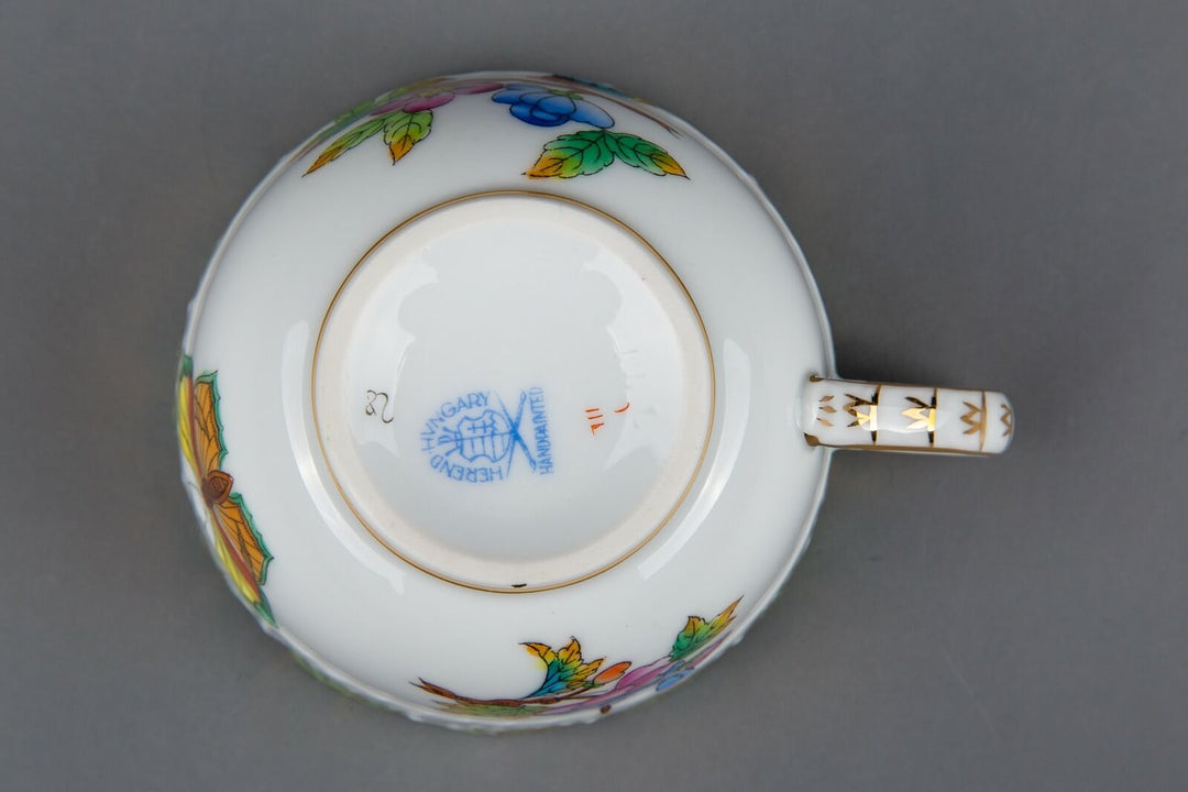 ヘレンド クイーンヴィクトリア カップ＆ソーサー 6客セット