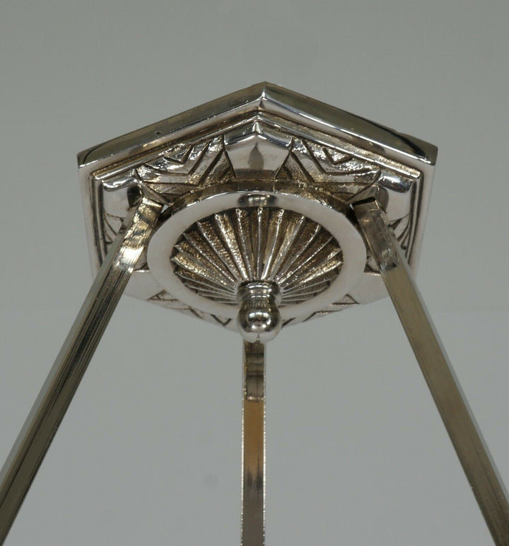 ミューラー兄弟　作：1930フランスアールデコ調シャンデリアランプ