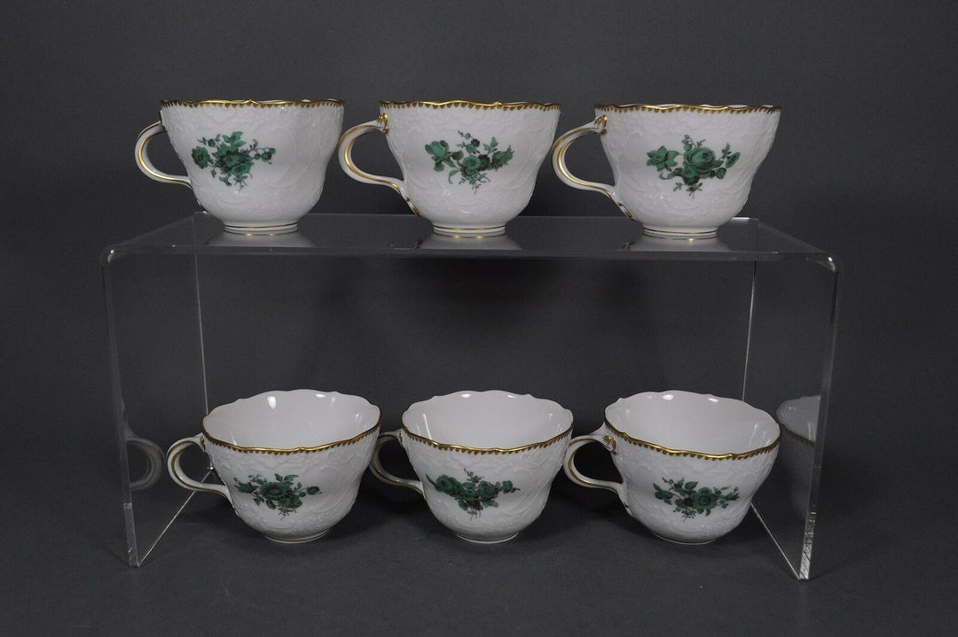 Meissen マイセン Neumarseille Kaffeeservice Blumen flowers coffee service set cup 邁森