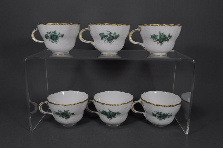 Meissen マイセン Neumarseille Kaffeeservice Blumen flowers coffee service set cup 邁森