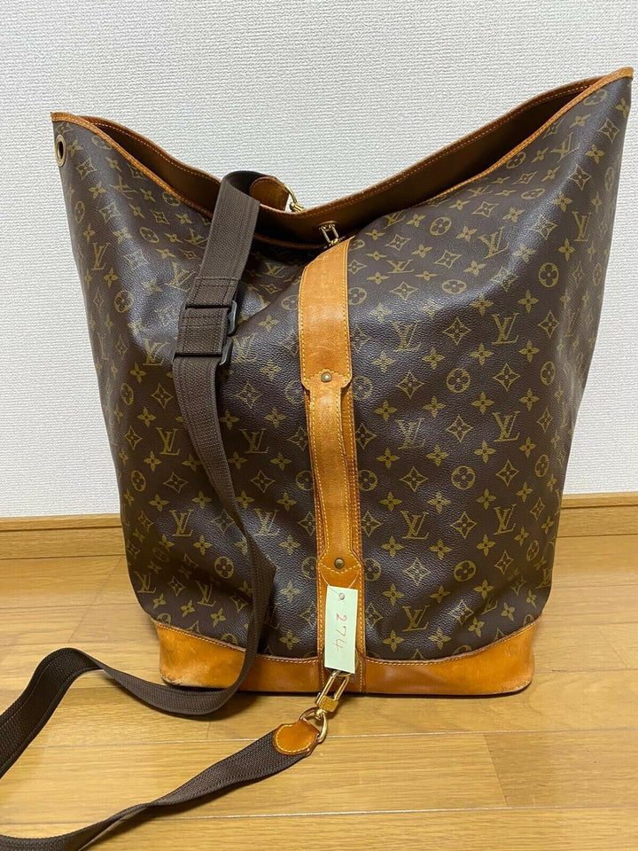 AUTH LOUIS VUITTON Monogram SAC MARIN LUGGAGE TRAVEL BAG