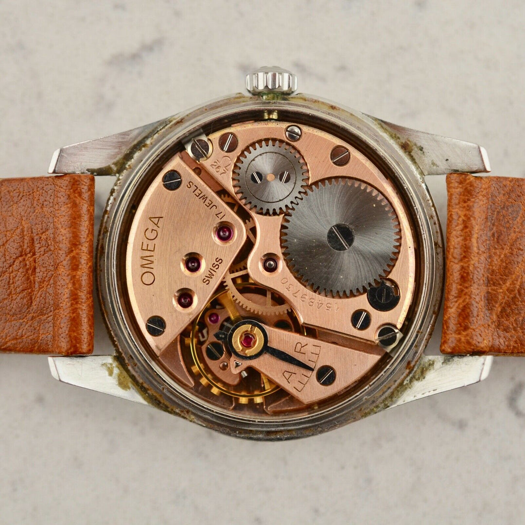 C.1956 ヴィンテージ オメガ シーマスター 「ランチェロ」 直径36mm 腕時計 型番 CK 2937-4 スチール製 梱包箱付き