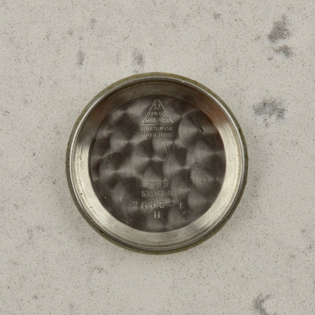 C.1950　ヴィンテージオメガ　機械式(手巻き）シーマスター　腕時計　CAL.Ω351　型番2635-1　スチール製