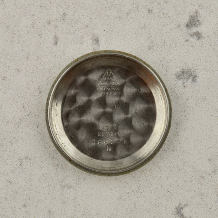 C.1950　ヴィンテージオメガ　機械式(手巻き）シーマスター　腕時計　CAL.Ω351　型番2635-1　スチール製