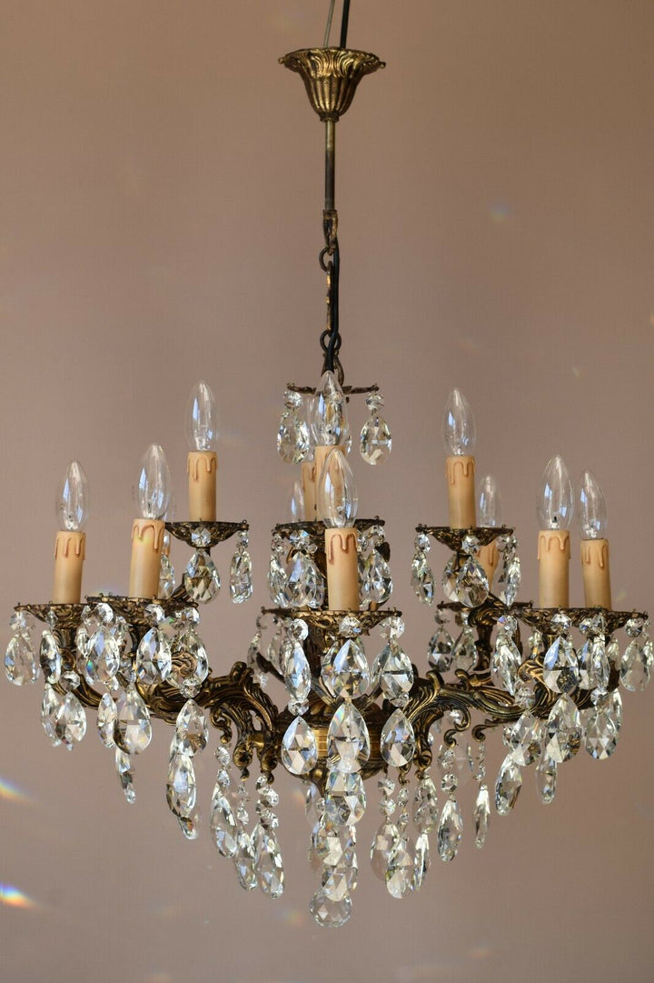 Antique Vintage, Maria Theresa Chandelier, Crystal Lighting Ceiling Lamp Pendant