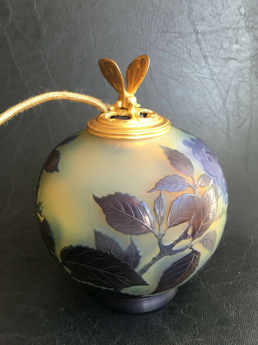 Gallé "Superbe Veilleuse" (Art Nouveau 1900)