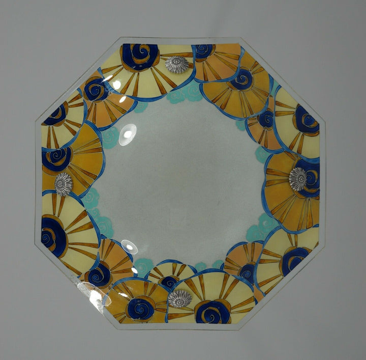 LOYS LUCHA : FRENCH 1930 ART DECO CHANDELIER ..... pendant lamp daum era France