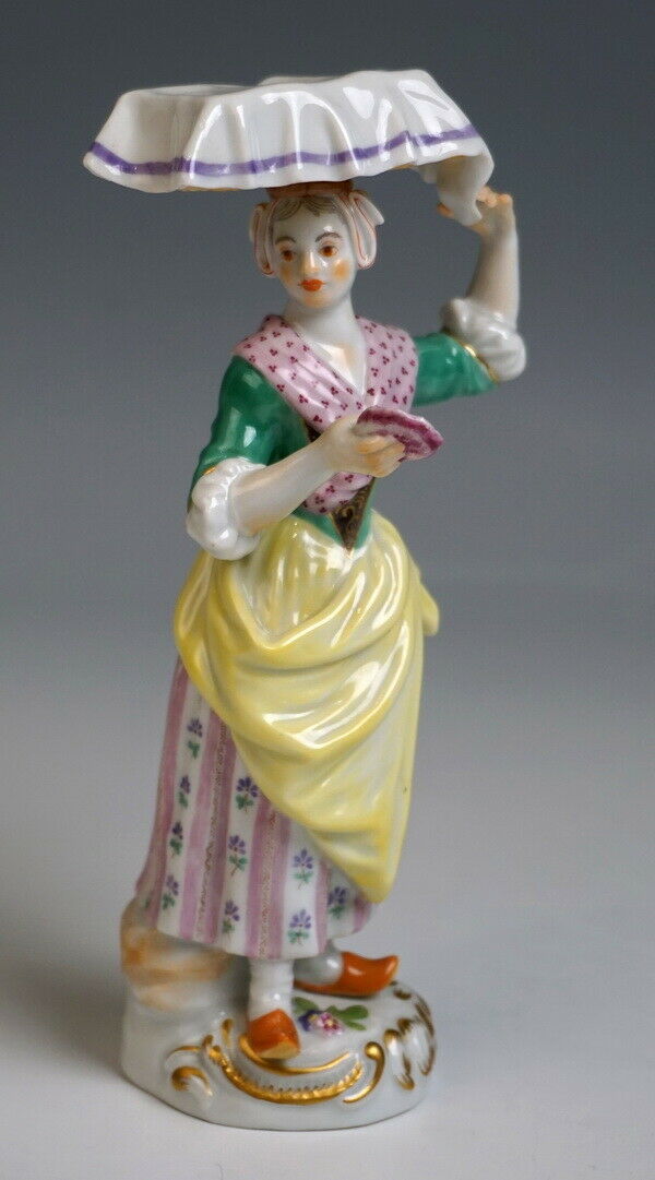 MEISSEN FIGUR PARISER AUSRUFER MUSCHEL VERKÄUFERIN PARIS CRIER CHICKEN SELLER