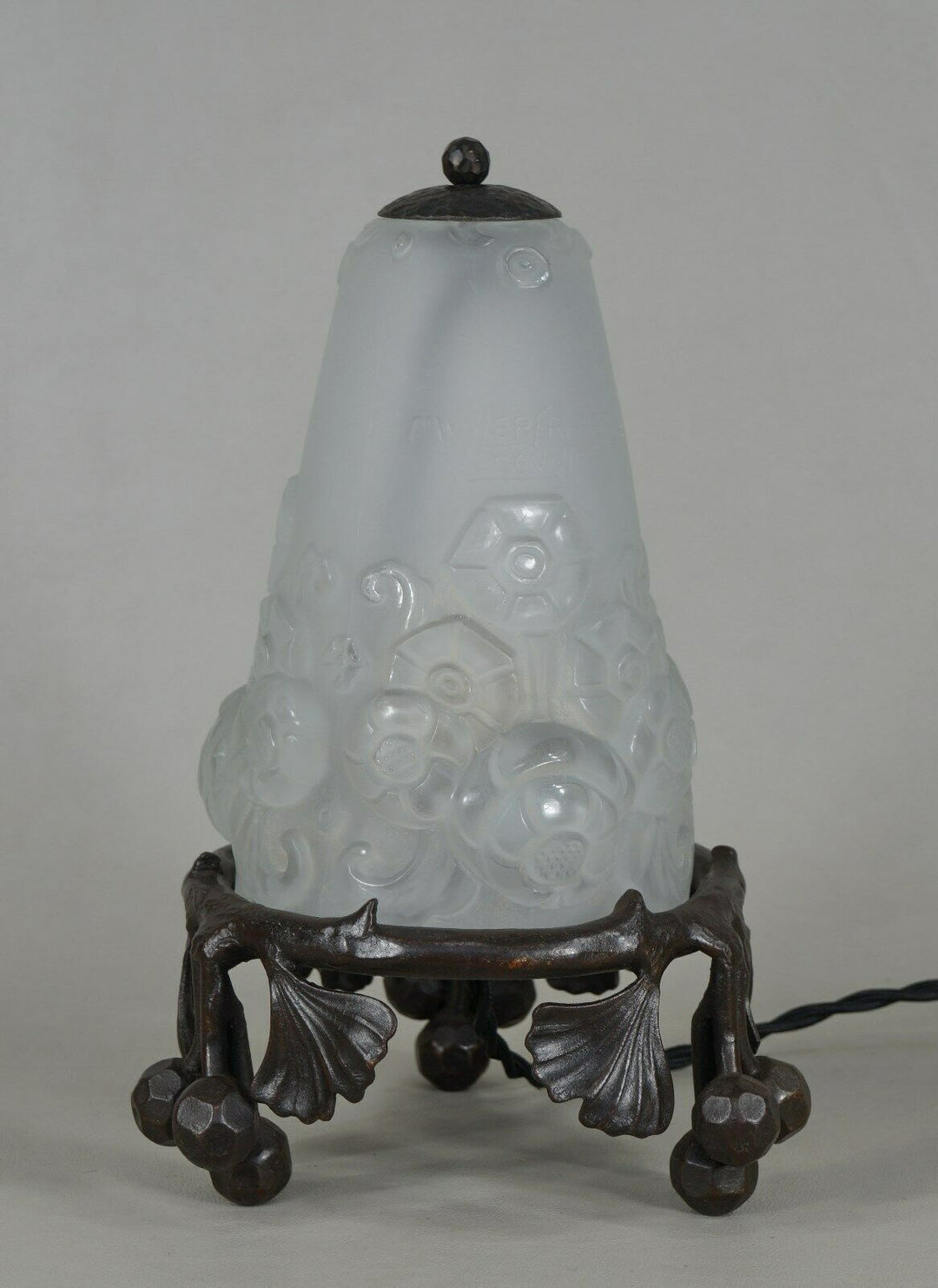 ミューラー兄弟　作：1930年フランスアールデコ調テーブルランプ