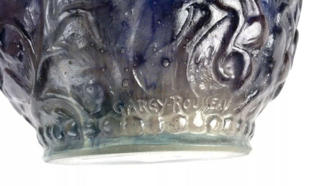 Vase Fruits Et Feuilles Gabriel Argy Rousseau Cameo Glass Pate De Verre