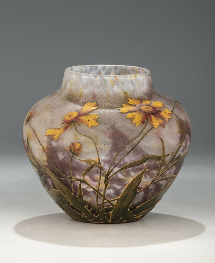 Antique French Seccesion Vase - Daum&Nancy - Floral decoration