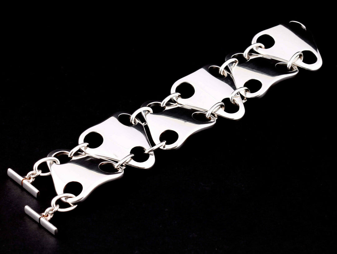 ジョージジェンセン　スターリングシルバー　ブレスレット　#465　シルバー　レギッツェ・オバゴー　3530902
