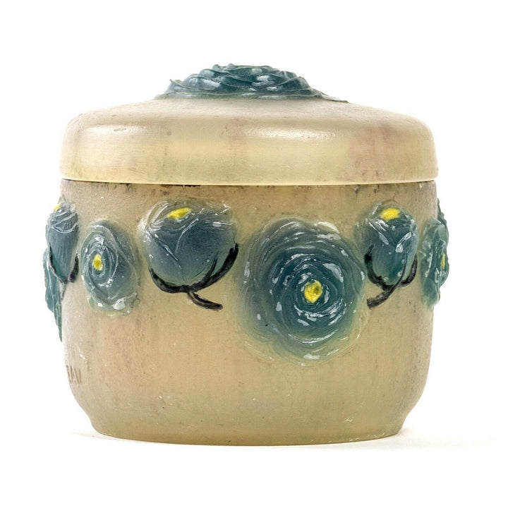Boite Roses Pate De Verre Gabriel Argy Rousseau Renonculus Cameo Glass Box