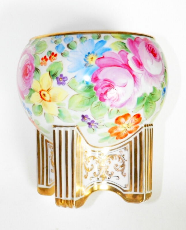 VINTAGE EDWARDIAN MORIMURA NIPPON ROSE BOWL, JAPAN
