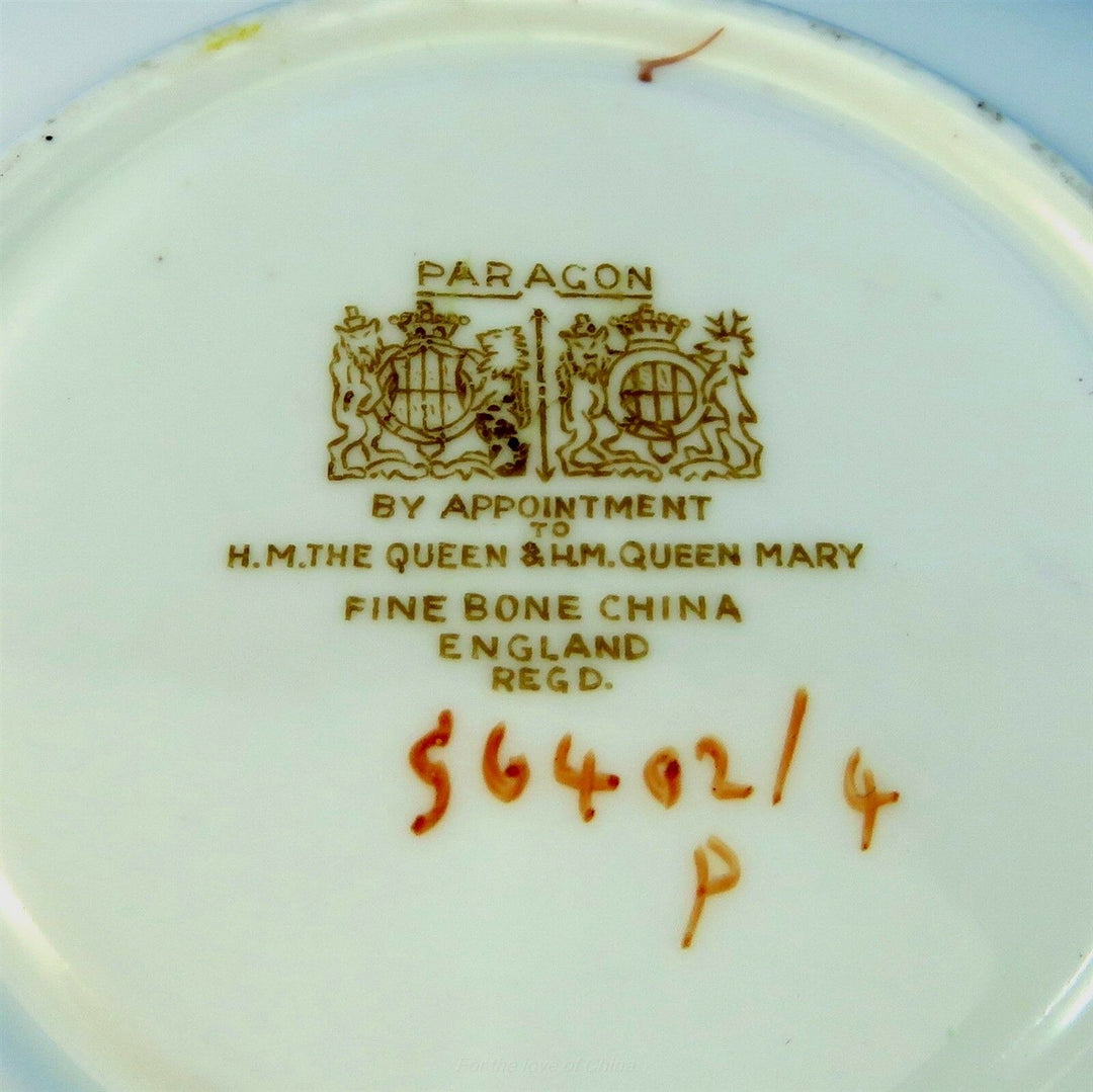 パラゴン　華麗なグリーンの紫陽花カップ&ソーサー