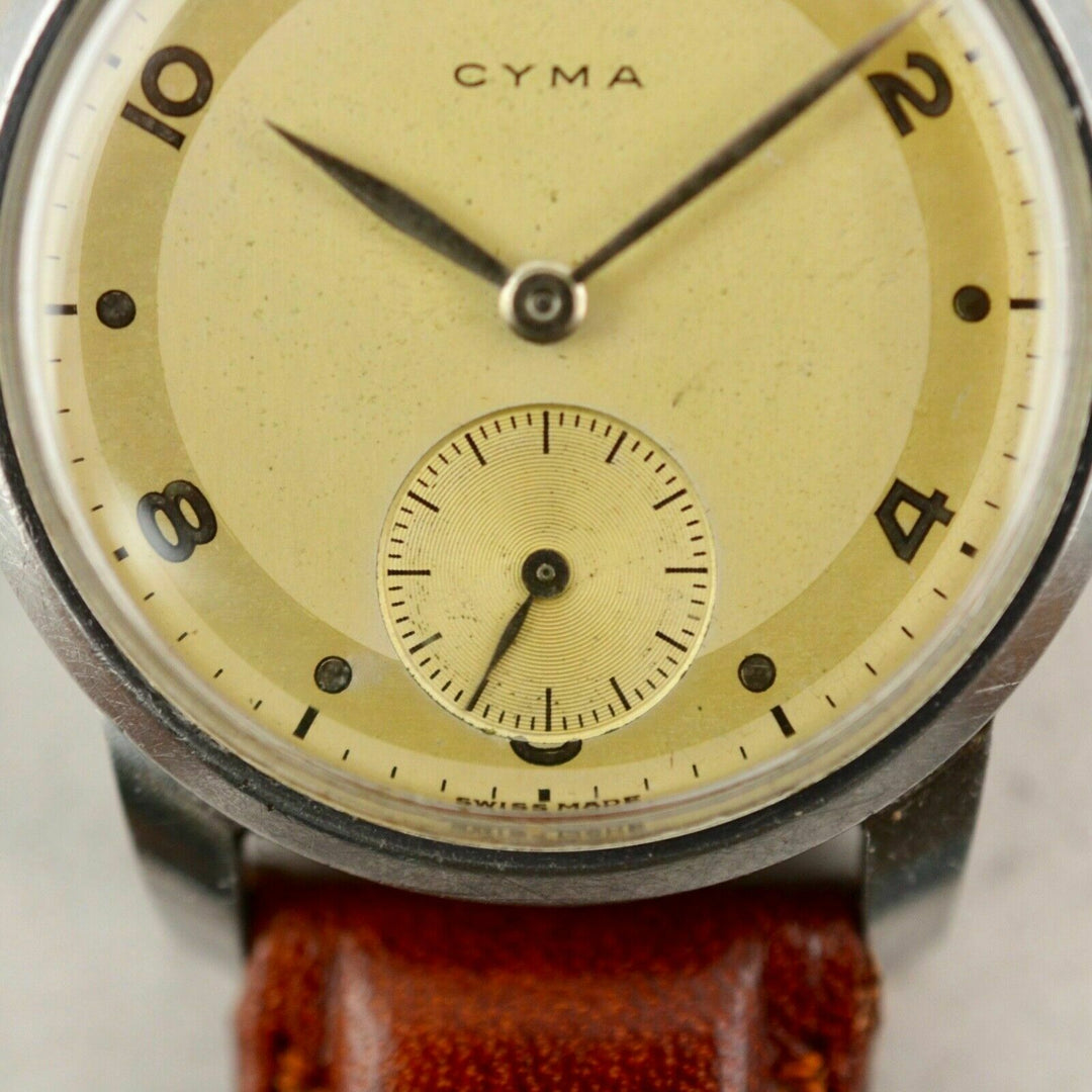 C.1945 Vintage CYMA Calatrava watch cal.234 in stainless steel