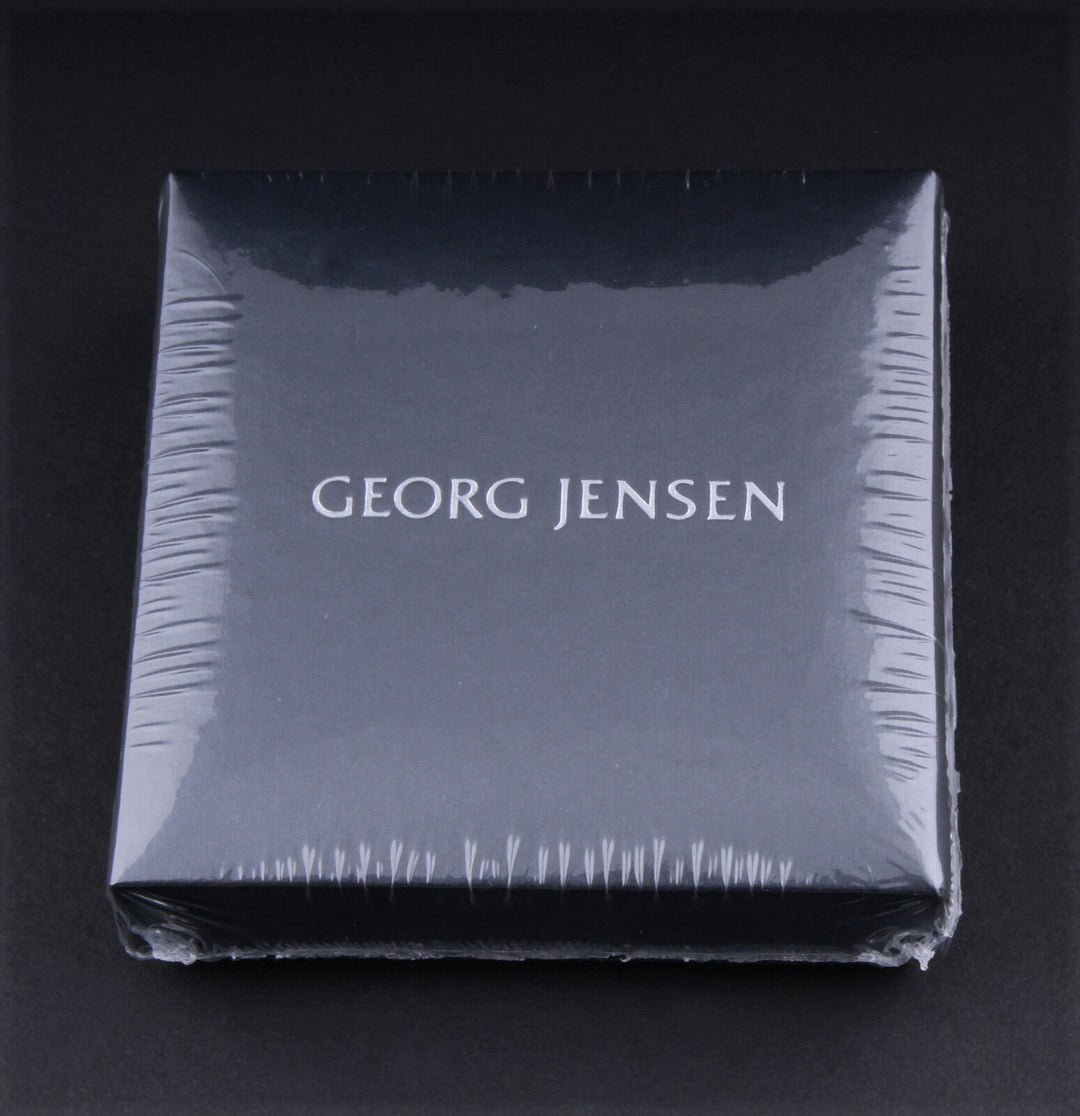 ジョージジェンセン(Georg Jensen)　シルバーイヤークリップ　カーネリアン　2016年