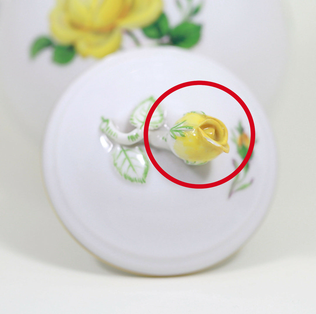 マイセン(Meissen)　モカサービス15点セット　イエローローズ　白磁　2級品
