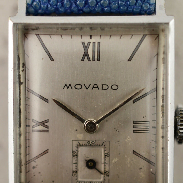 1935年　モバードヴィンテージ　Novoplan カーベックスタンク　デコウォッチ(参考番号：32263)(cal.440)スチール製
