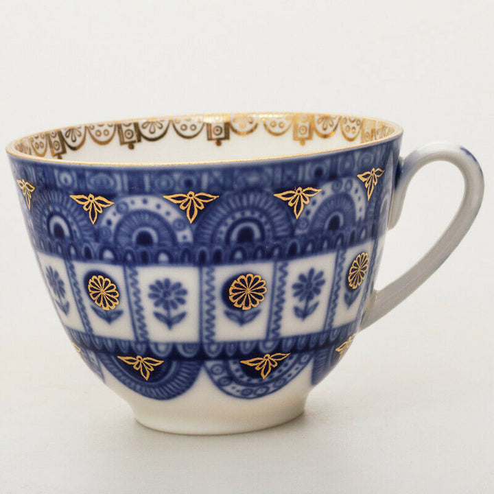 Little Arches Teacup w/ Saucer by Imperial Porcelain Russian Lomonosov LFZ IFZ