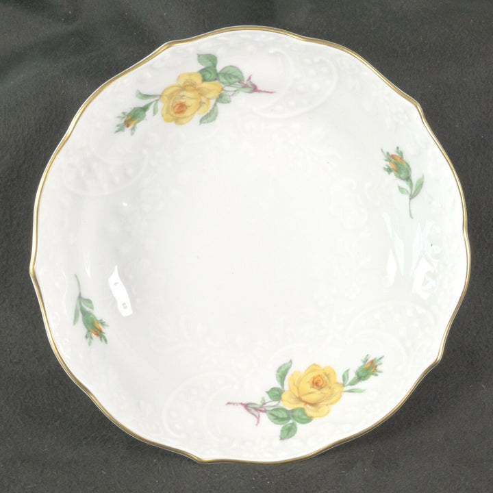 マイセン(Meissen)　カップ＆ソーサー　イエローローズ　ニューマルセイユ　金縁　1級品