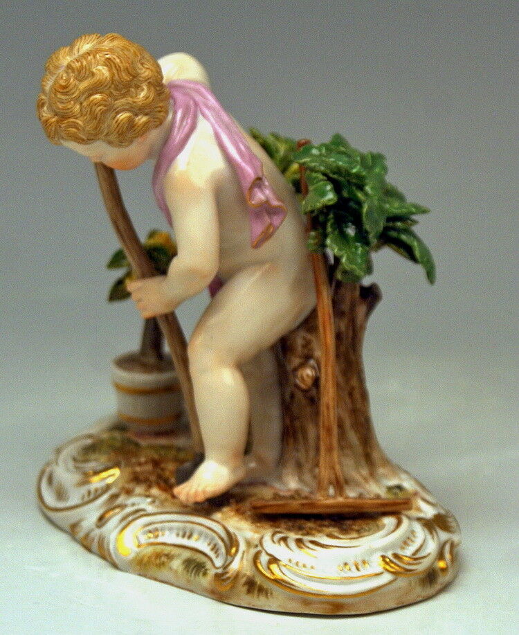 MEISSEN FIGUR VIER ELEMENTE DIE ERDE 4 ELEMENTS KÄNDLER EARTH NR: C100 UM 1870