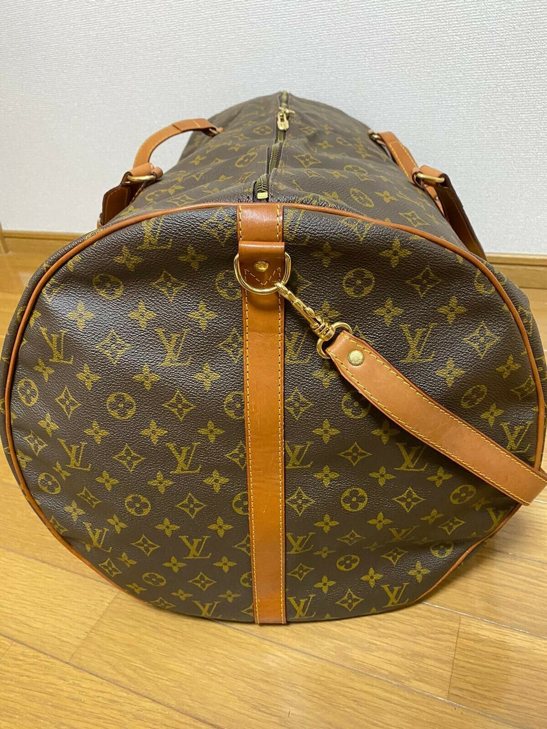 AUTH LOUIS VUITTON MONGRAM Vintage CANVAS SAC POLOCHON DUFFLE BAG