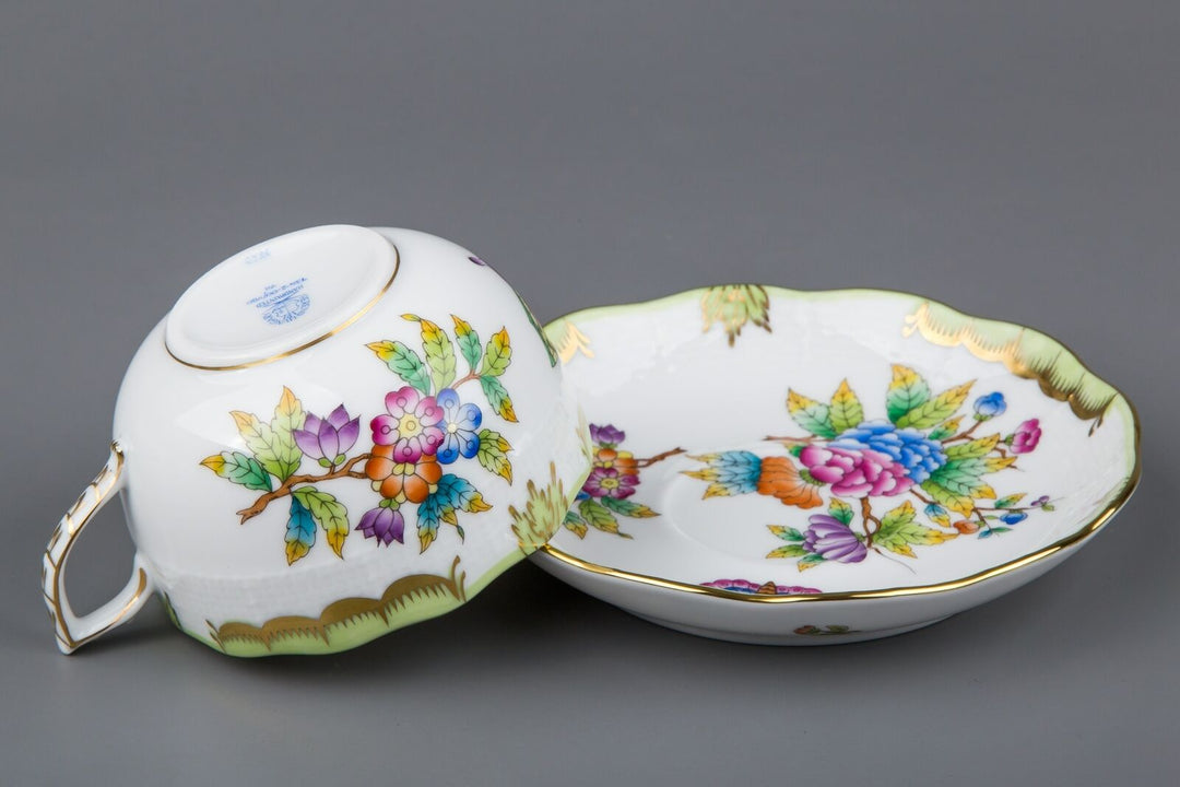 ヘレンド　クイーンヴィクトリア　ティーカップ＆ソーサー