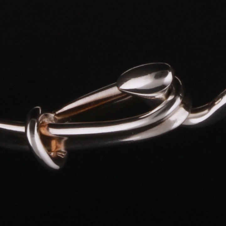 Georg Jensen Sterling Bangle # 204A. Wide. TORUN. Vivianna Torun. Medium 3531289