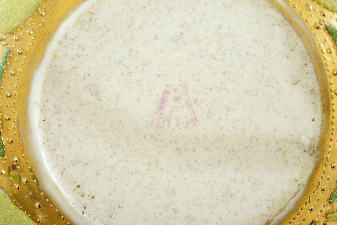 オールドノリタケ　コラレン　フラワーモチーフの花瓶