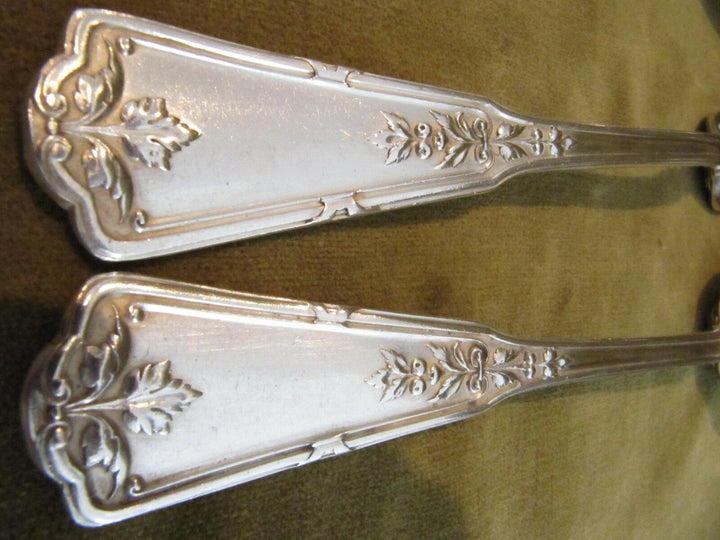 1900 french 950 silver dinner forks 6 spoons Puiforcat Regence 583gr 20,56oz