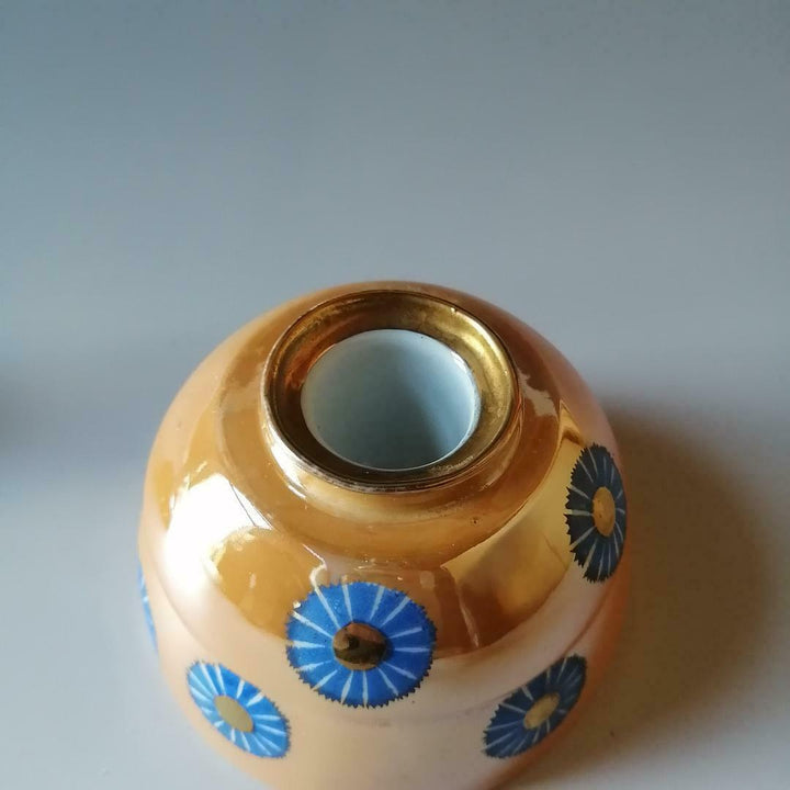 Old Noritake Deco Lady Ink Pot Raster Aya Art Rare Item