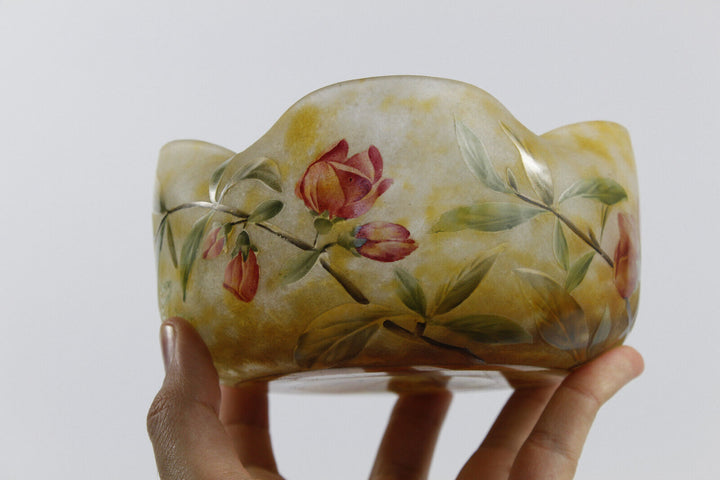 ドーム兄弟（ドームナンシー）ボケの花の器（ボウル）