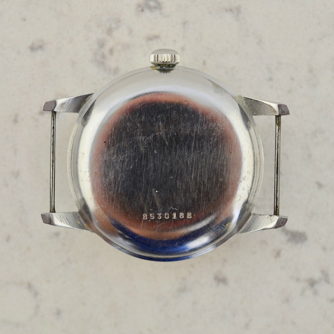 C.1950 Vintage Zenith oversize Calatrava Military watch cal.12-4-P-6 in steel