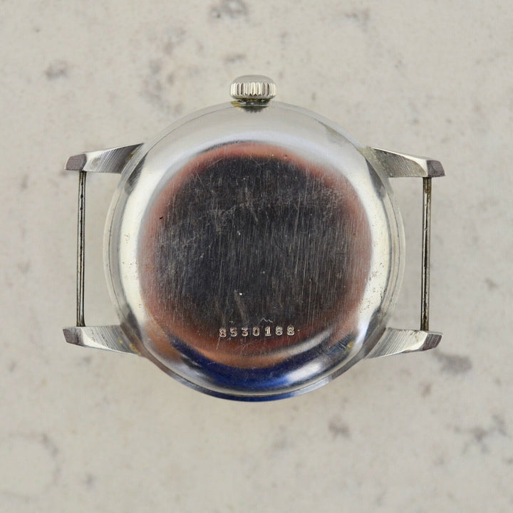 C.1950 Vintage Zenith oversize Calatrava Military watch cal.12-4-P-6 in steel