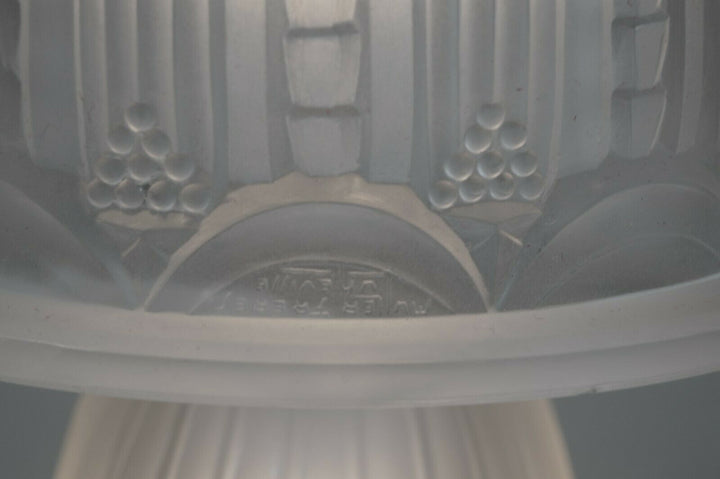 ミューラー兄弟：フランス　アールデコ調　マッシュルーム型ランプ　1930年