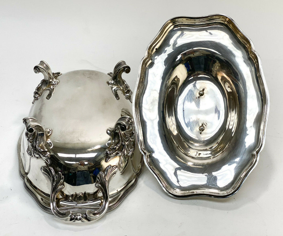 エミール・ピュイフォルカ、950銀スープ用蓋付き容器、1900年頃