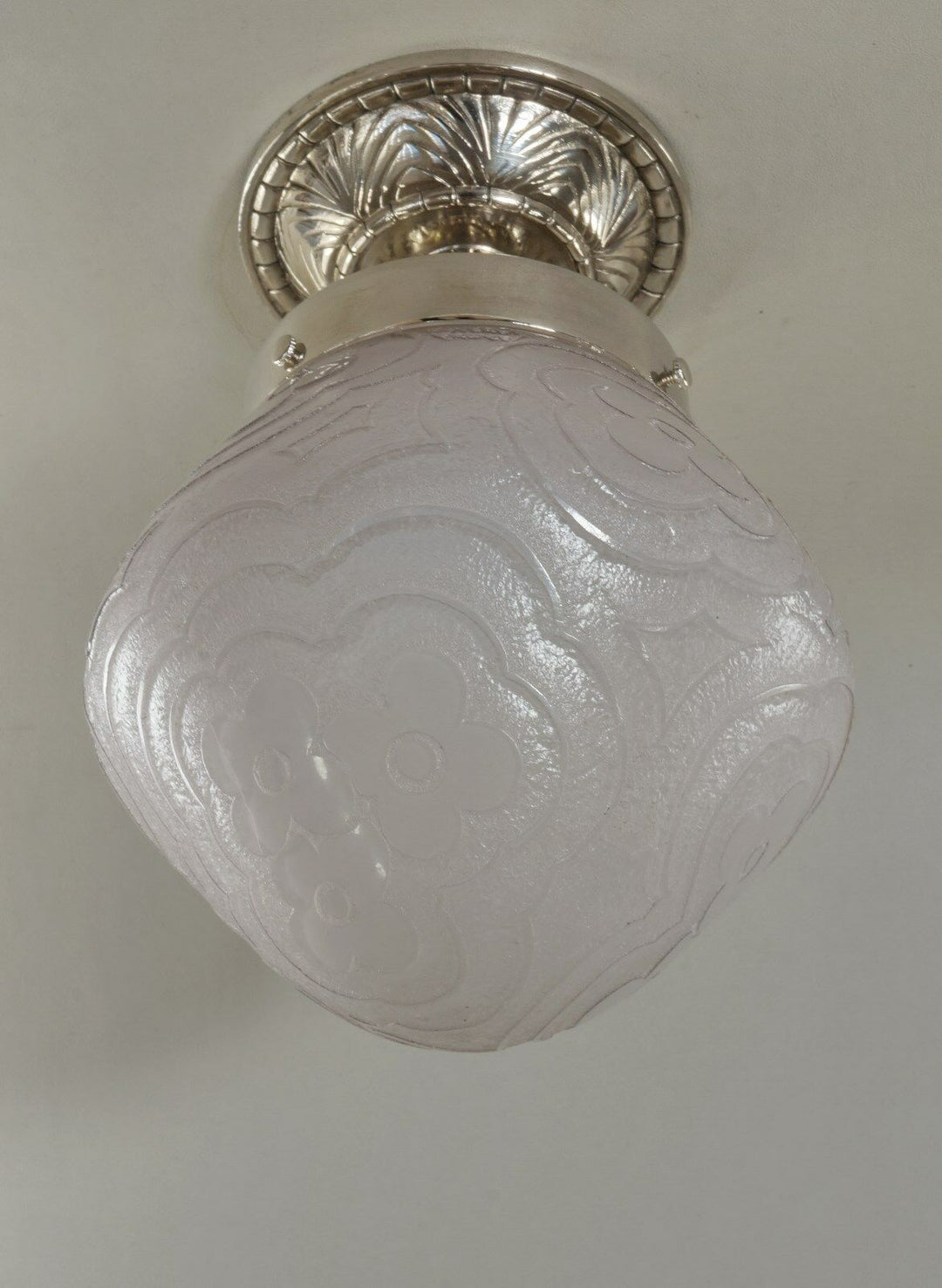 NOVERDY : FRENCH ART DECO CEILING LIGHT lamp pendant chandelier 1930 muller era