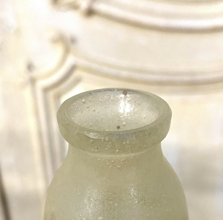 Gabriel Argy-Rousseau - Petit Vase En Pate De Verre, Decor De Fleurs Art Nouveau