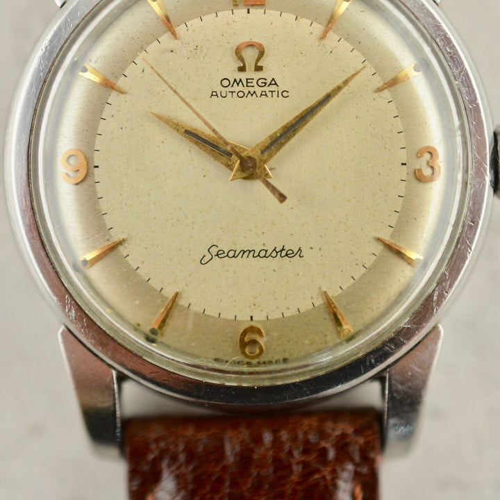 C.1952 ヴィンテージ オメガ 自動式 シーマスター 腕時計 Cal.Ω 354 型番2767-4 スチール製