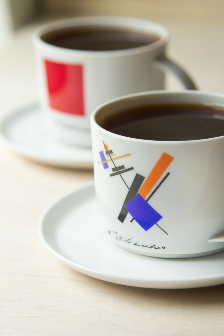 Malevich Suprematism Teacup & Saucer by Imperial Porcelain Factory,Lomono