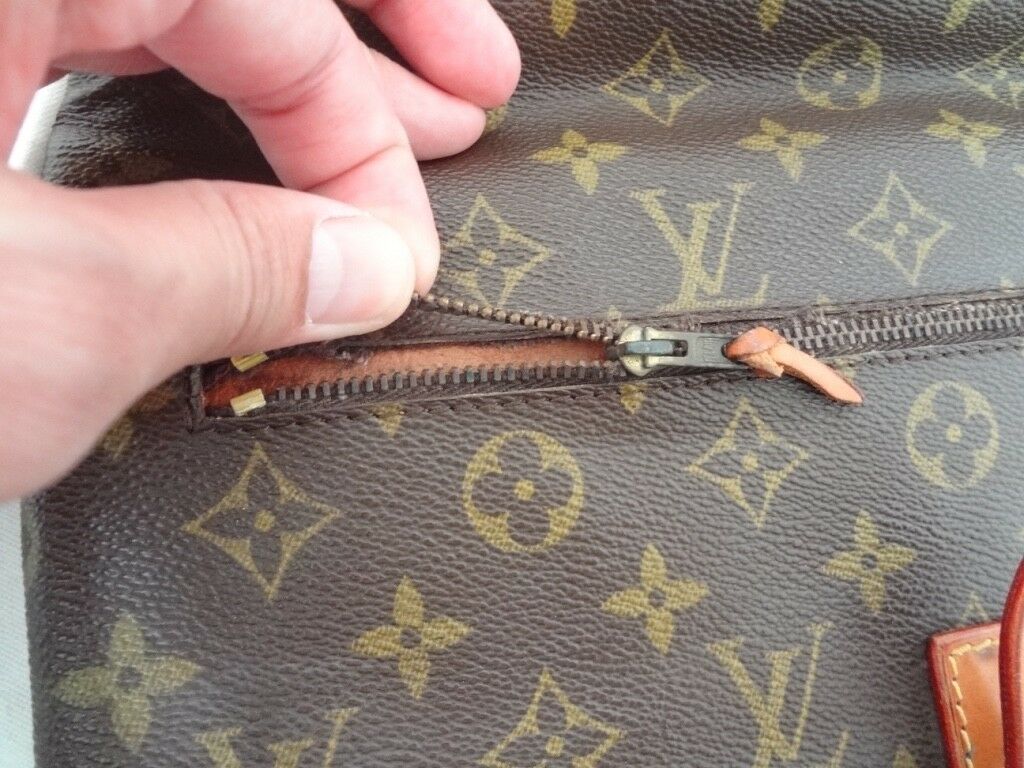 Auth Louis Vuitton Monogram Document case Porch Briefcase Bag LV82
