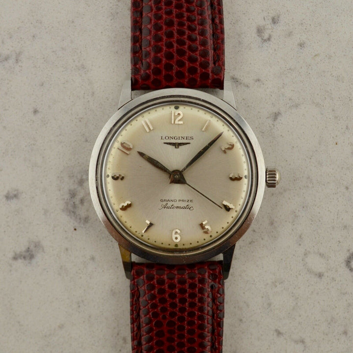 1965年　ヴィンテージ ロンジン グランドプライズ　アドミラル　オートマチック　腕時計 参考番号2731スチール製