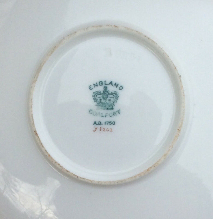 コールポート(Coalport)　カップ＆ソーサー　ピンク・ゴールド　風景