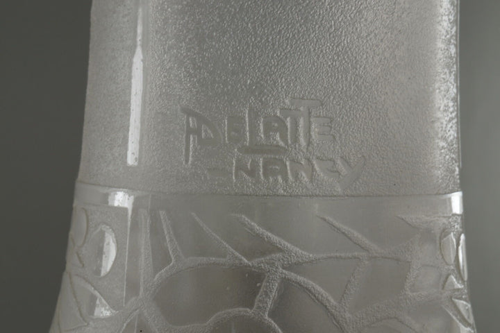 H.FOURNET and A.DELATTE : rare French art deco lamp wrought iron