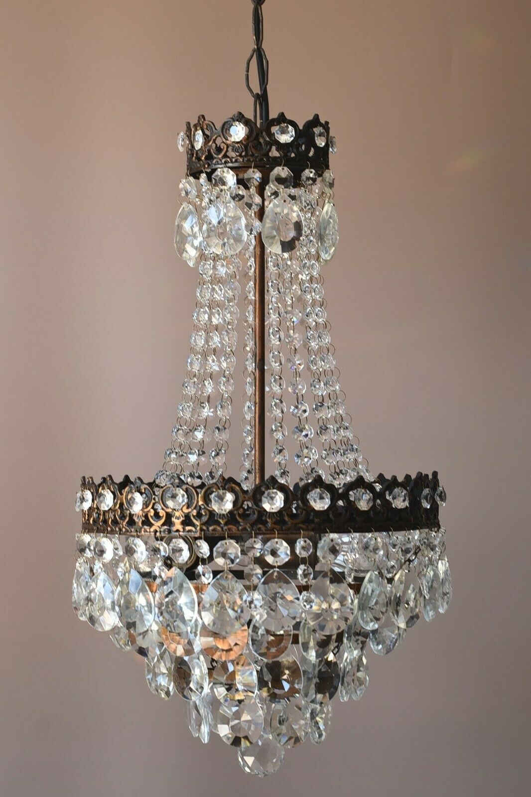 チ*ー様 ビンテージ風クリスタルシャンデリア チ*ー様 ビンテージ風クリスタルシャンデリア チ*ー様