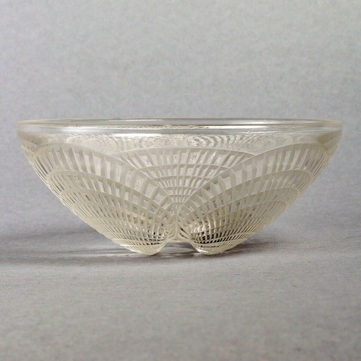 10 Bols Coupes Coquilles René Lalique R.Lalique Hand Bowl Glass Shells