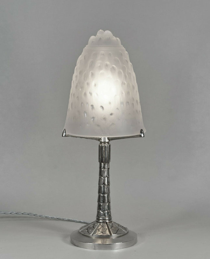 MULLER FRERES : FRENCH 1930 ART DECO LAMP .... sabino degue daum era 1925 France