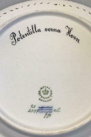 Royal Copenhagen Flora Danica Luncheon Plate No 20/3554 with Pierced Border