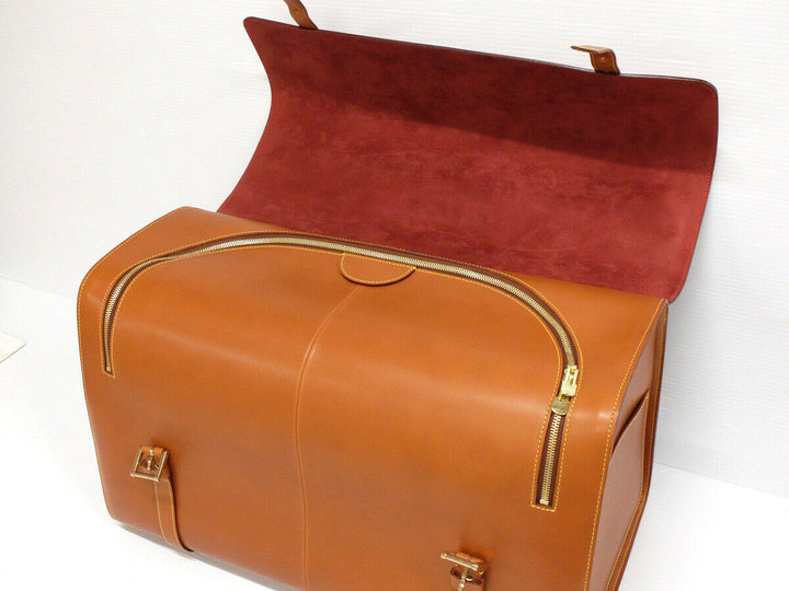 AUTH LOUIS VUITTON SPO Boston Bag Travel Case Hand Bag Shoulder Caramel Nomade